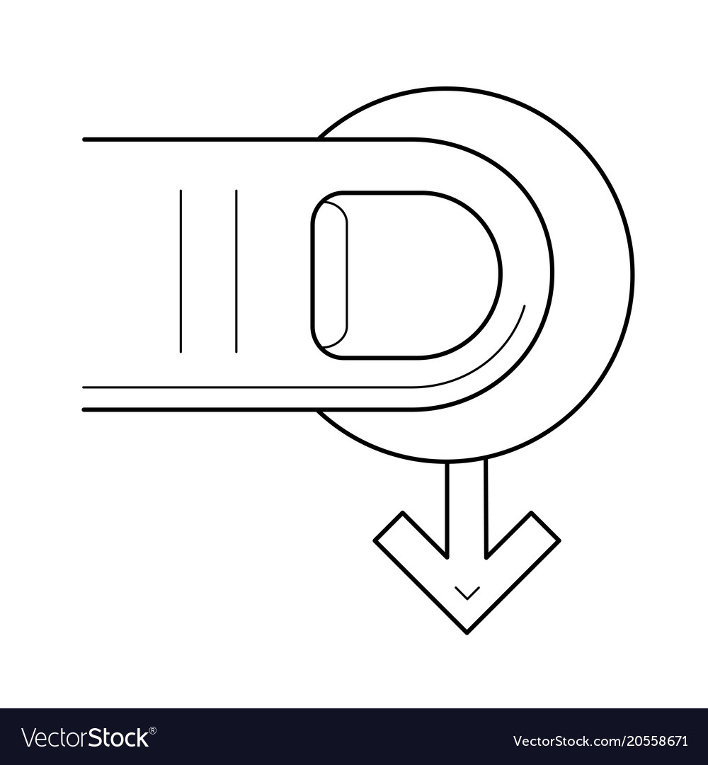 Move cursor line icon