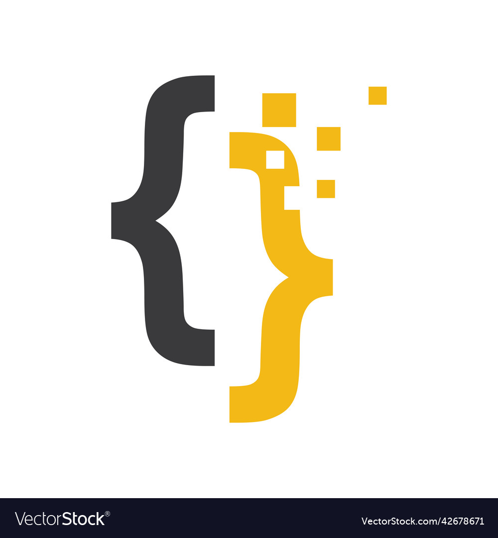Programming code technology logo