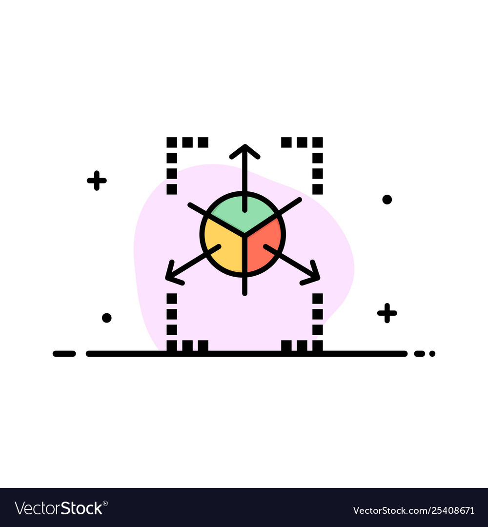 Prototype grid database chart business flat line Vector Image Prototype grid database chart business flat line