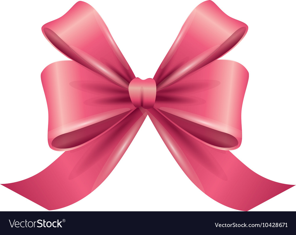 Ribbon bow pink