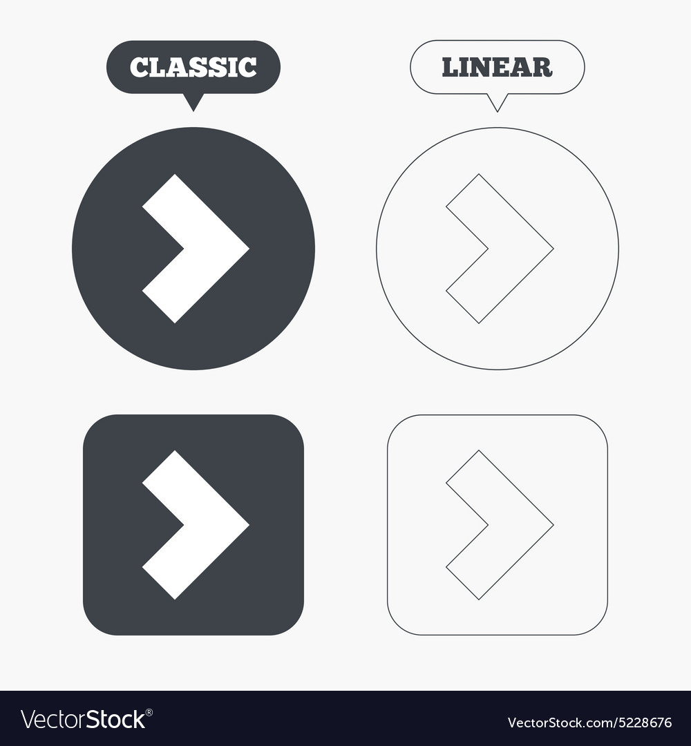 Arrow sign icon next button navigation symbol