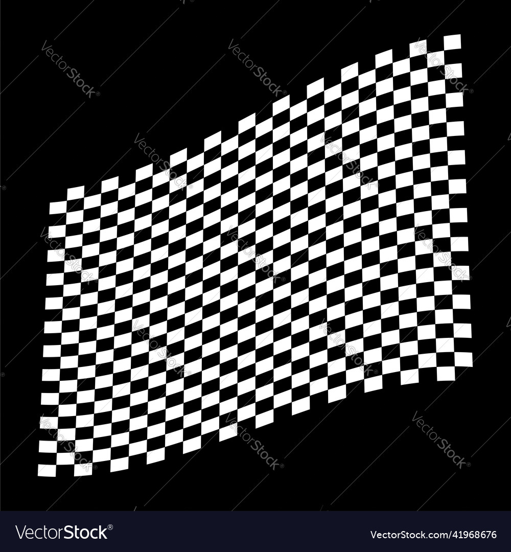 Checkered squared pattern element race racing vector image Checkered squared pattern element race racing