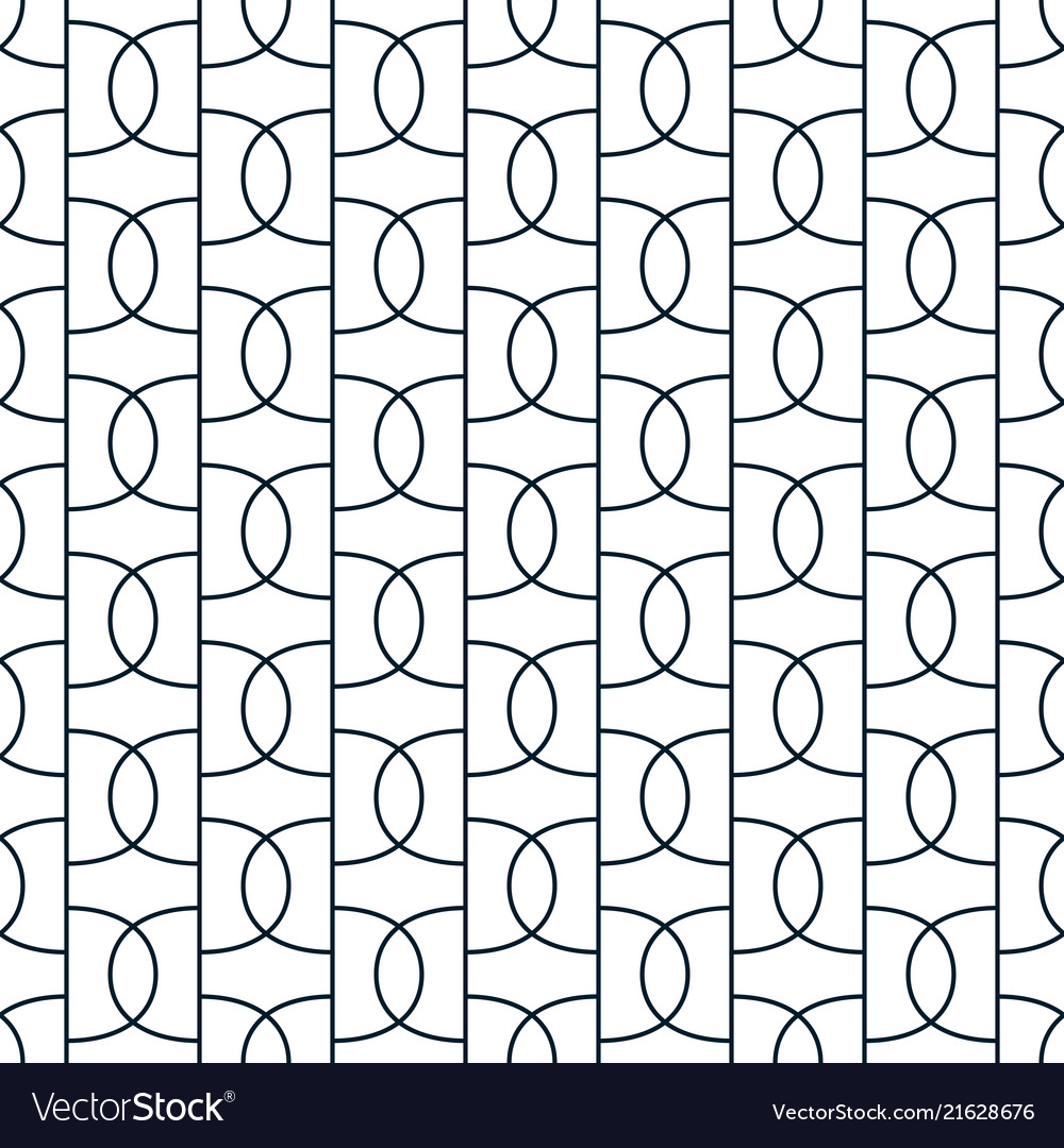 Linear Geometric Grid Pattern
