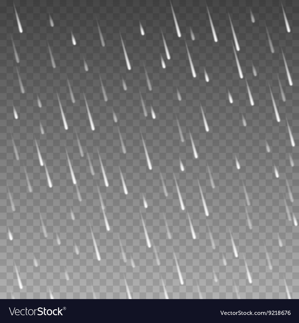 Rainfall design template on transparent grid rain