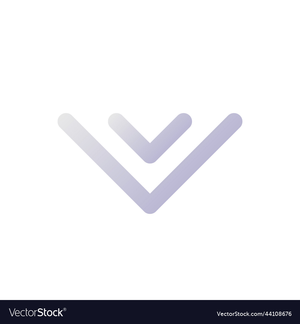 Scroll to bottom pixel perfect flat gradient vector image Scroll to bottom pixel perfect flat gradient