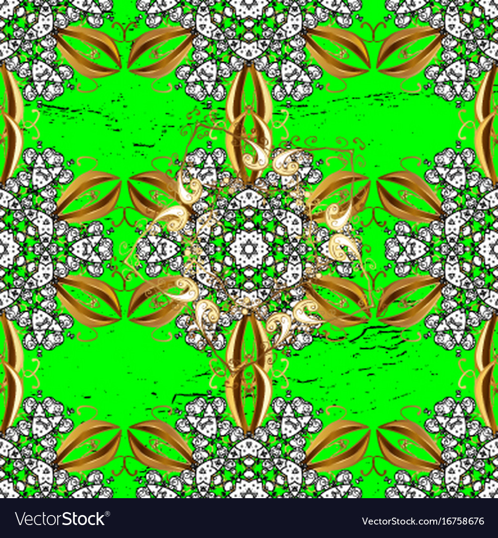 White pattern green and background
