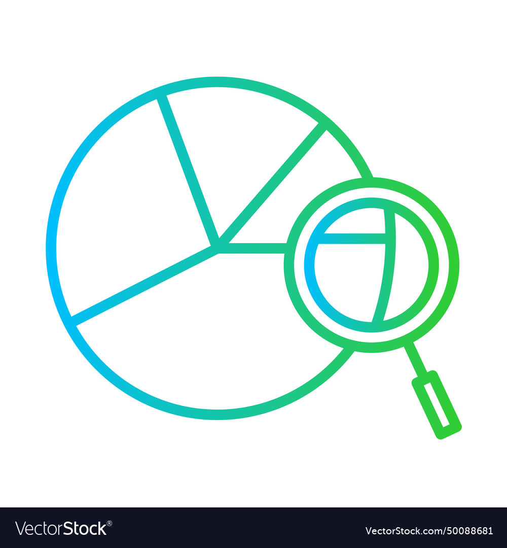 Analytics key performance indicator icon Vector Image Analytics key performance indicator icon