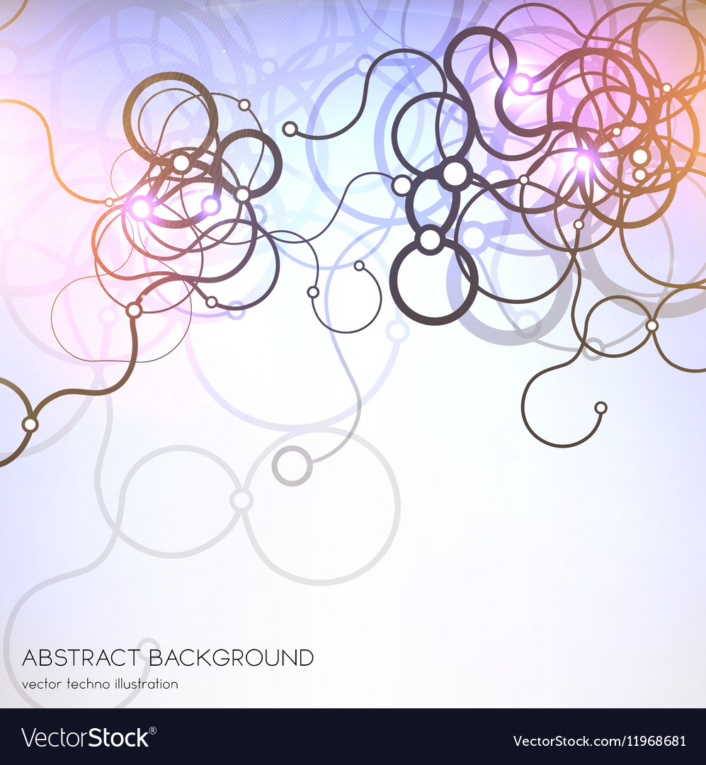Binary Wired Techno Background
