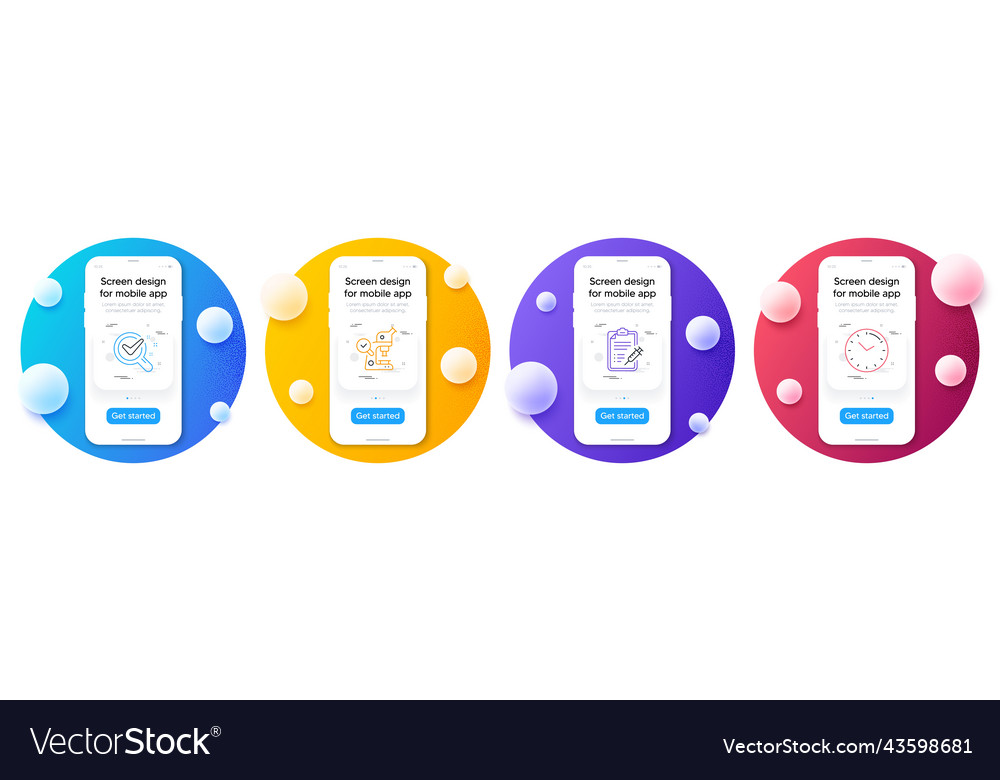 Minimal set of vaccine report microscope vector image Minimal set of vaccine report microscope