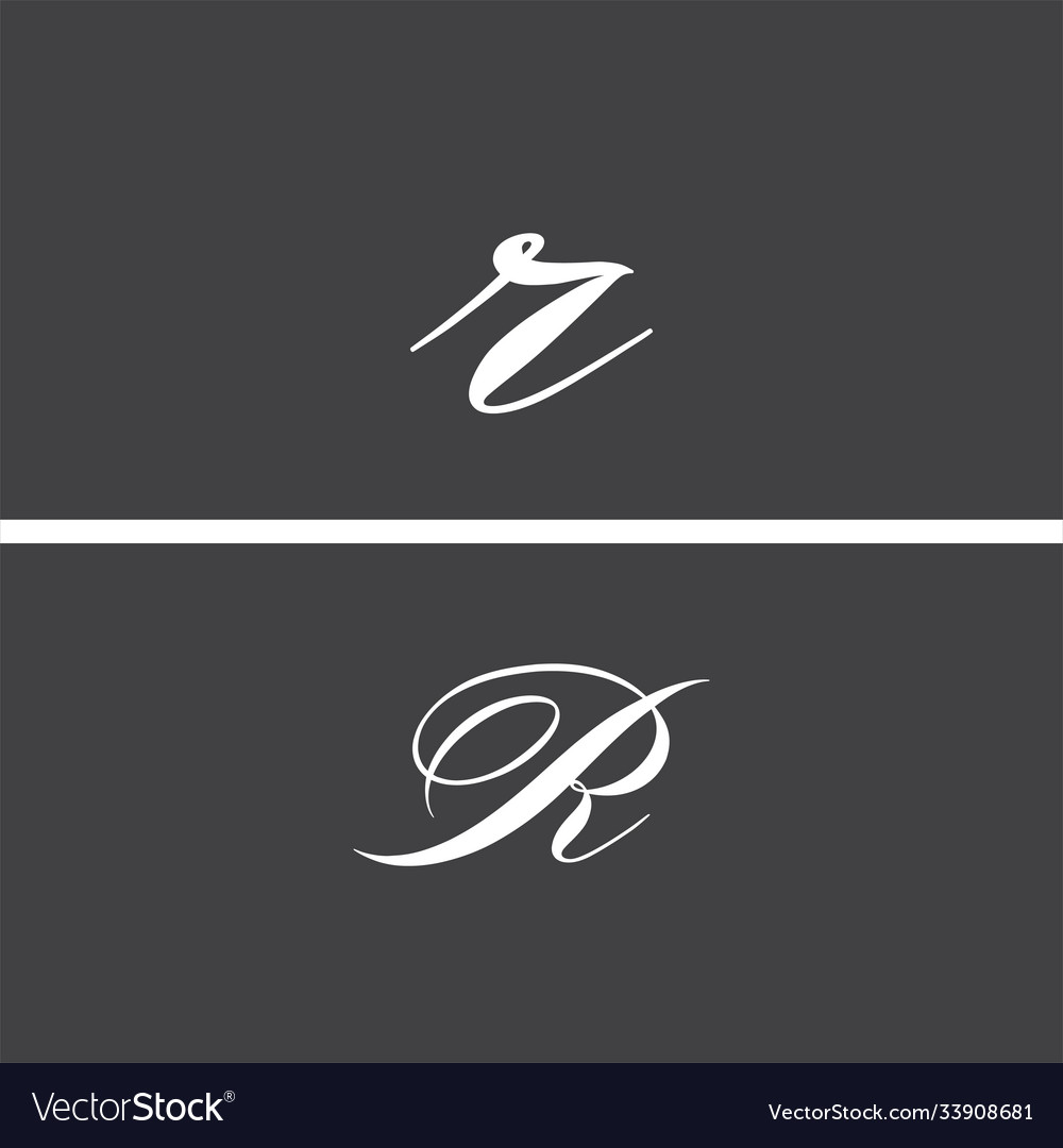 R letter logo abstract design