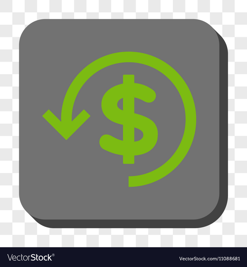 Refund rounded square button