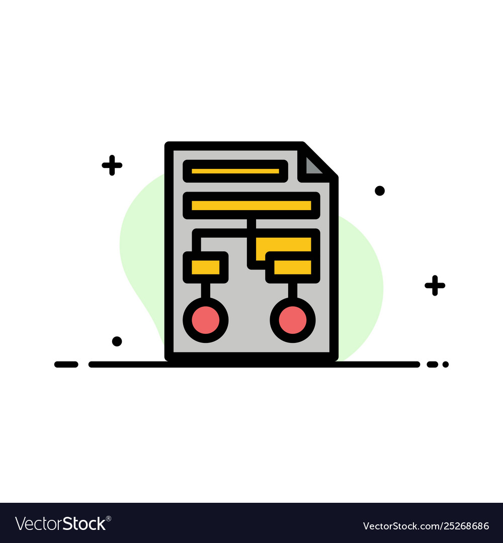 Graph paper process wireframe document business vector image Graph paper process wireframe document business