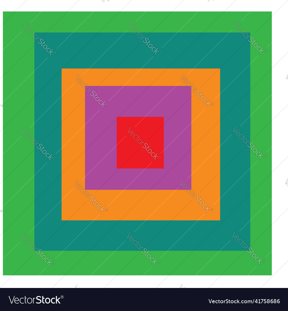 Overlapping random squares abstract colorful