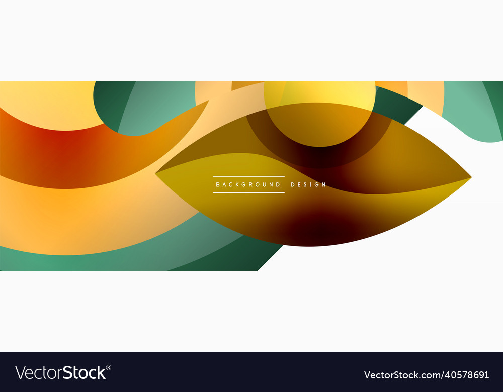 Abstract background with color geometric shapes