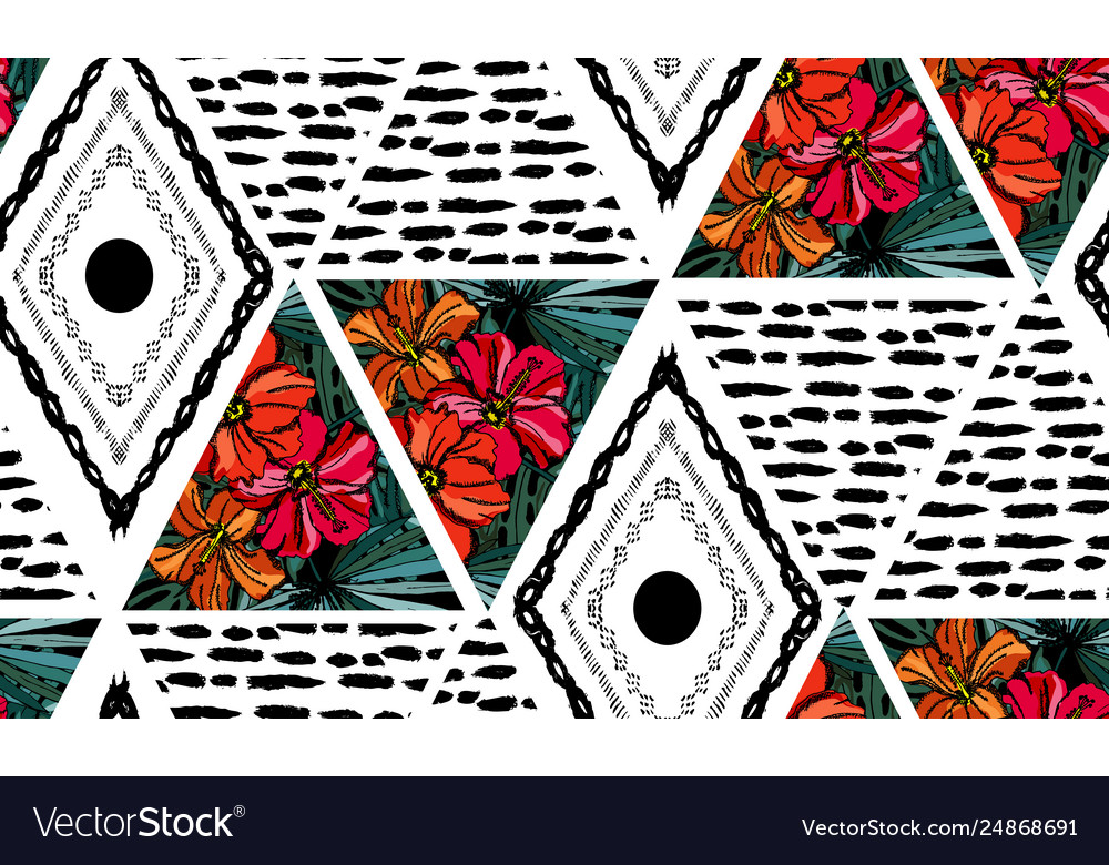 Abstract seamless pattern vector image Abstract seamless pattern