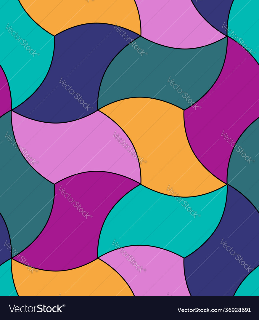 Abstract tessellated seamless pattern