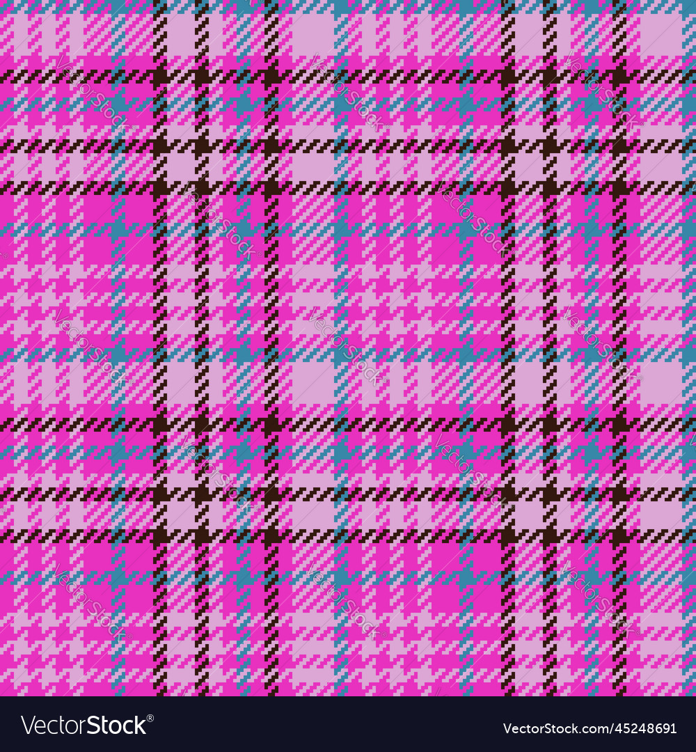 Background seamless check textile pattern tartan Vector Image