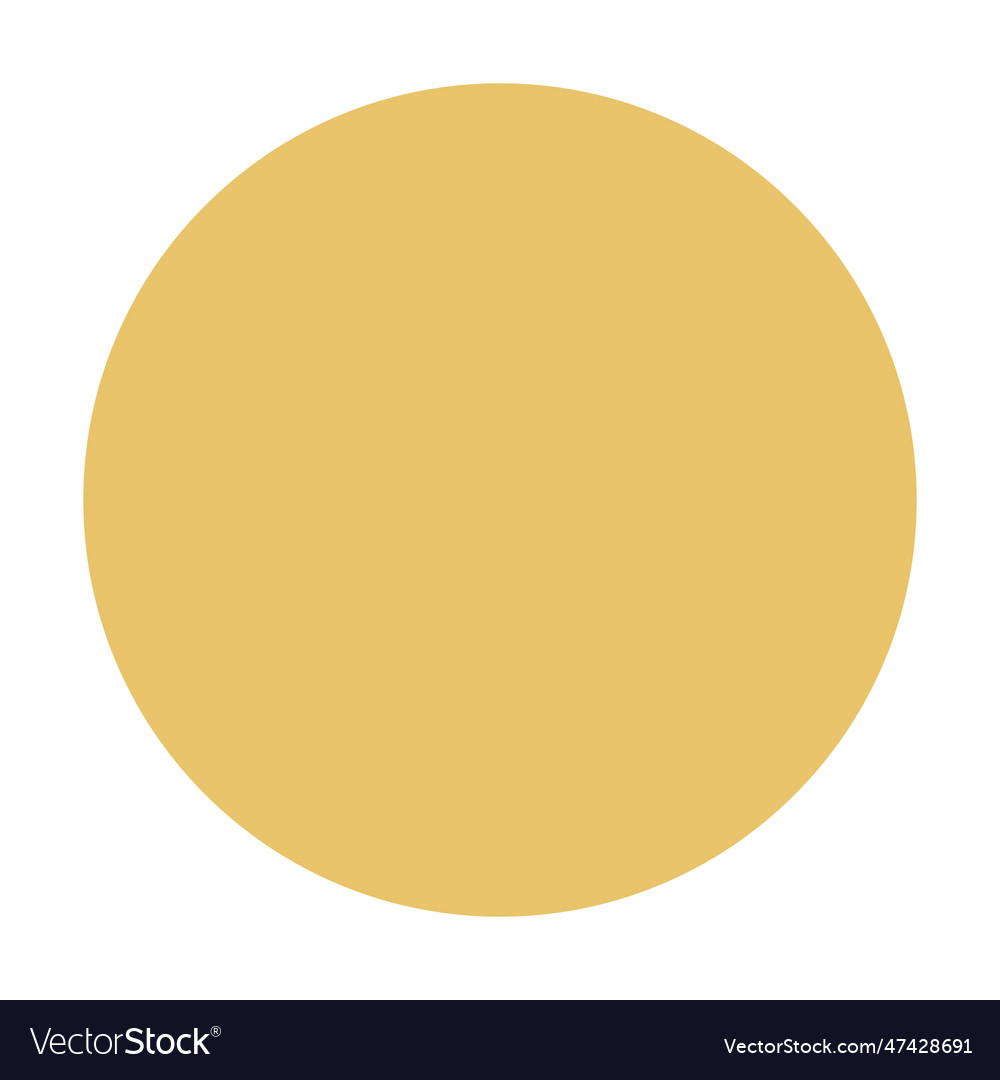 Circle geometric shape element symbol