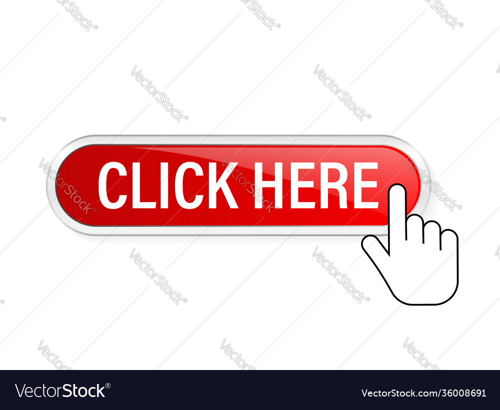 Click great design for any purposes hand drawn Vector Image