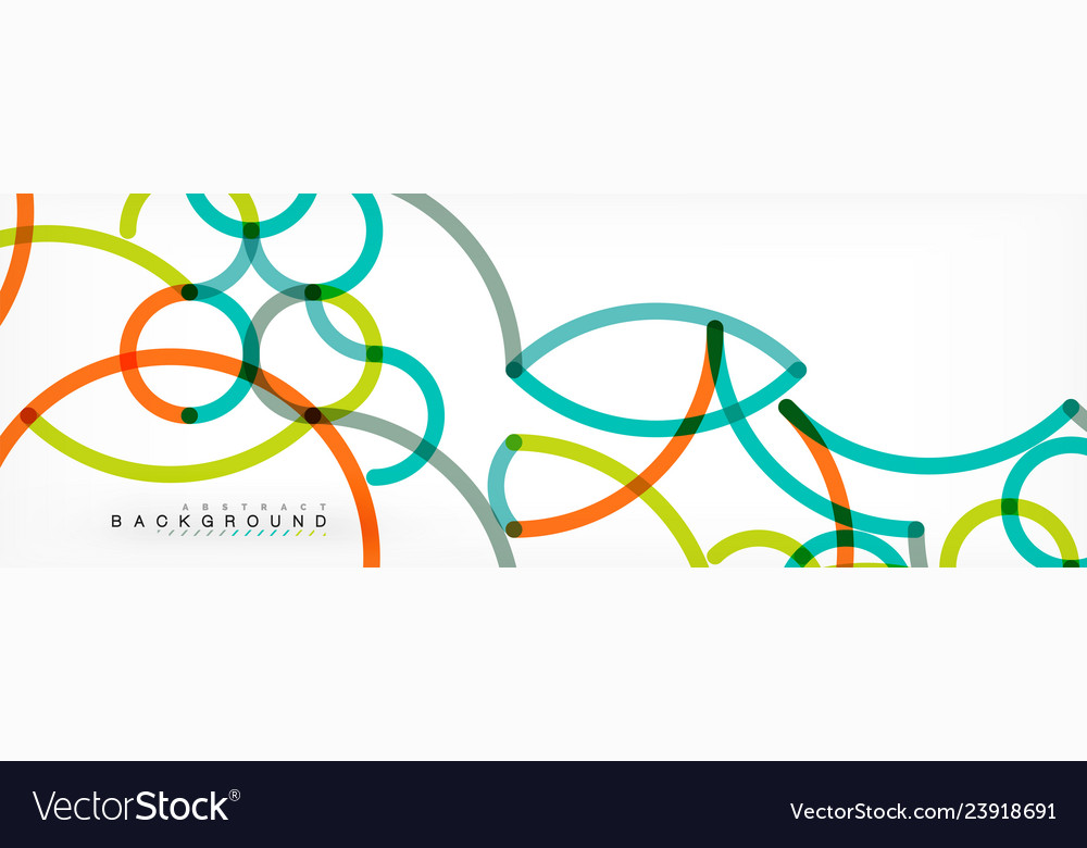 Curly lines abstract background color overlapping Vector Image Curly lines abstract background color overlapping