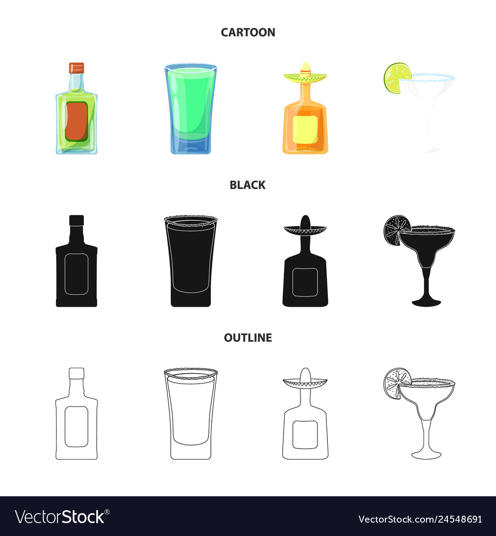 Isolated object of cafe and latin logo set vector image Isolated object of cafe and latin logo set