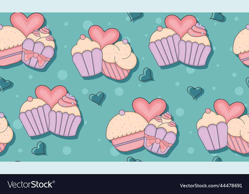 Seamless pattern background with different