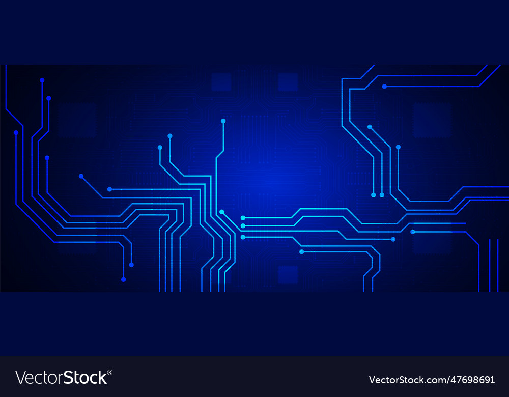 Technology background with hi-tech digital data vector image Technology background with hi-tech digital data