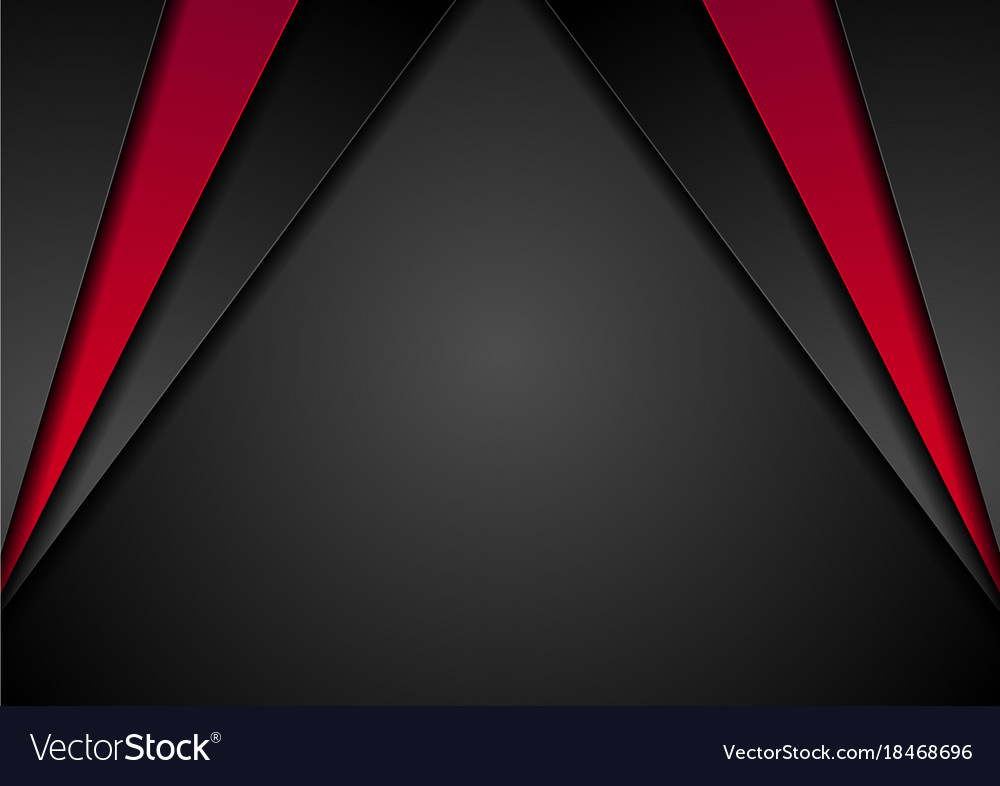 Abstract corporate red black background Royalty Free Vector