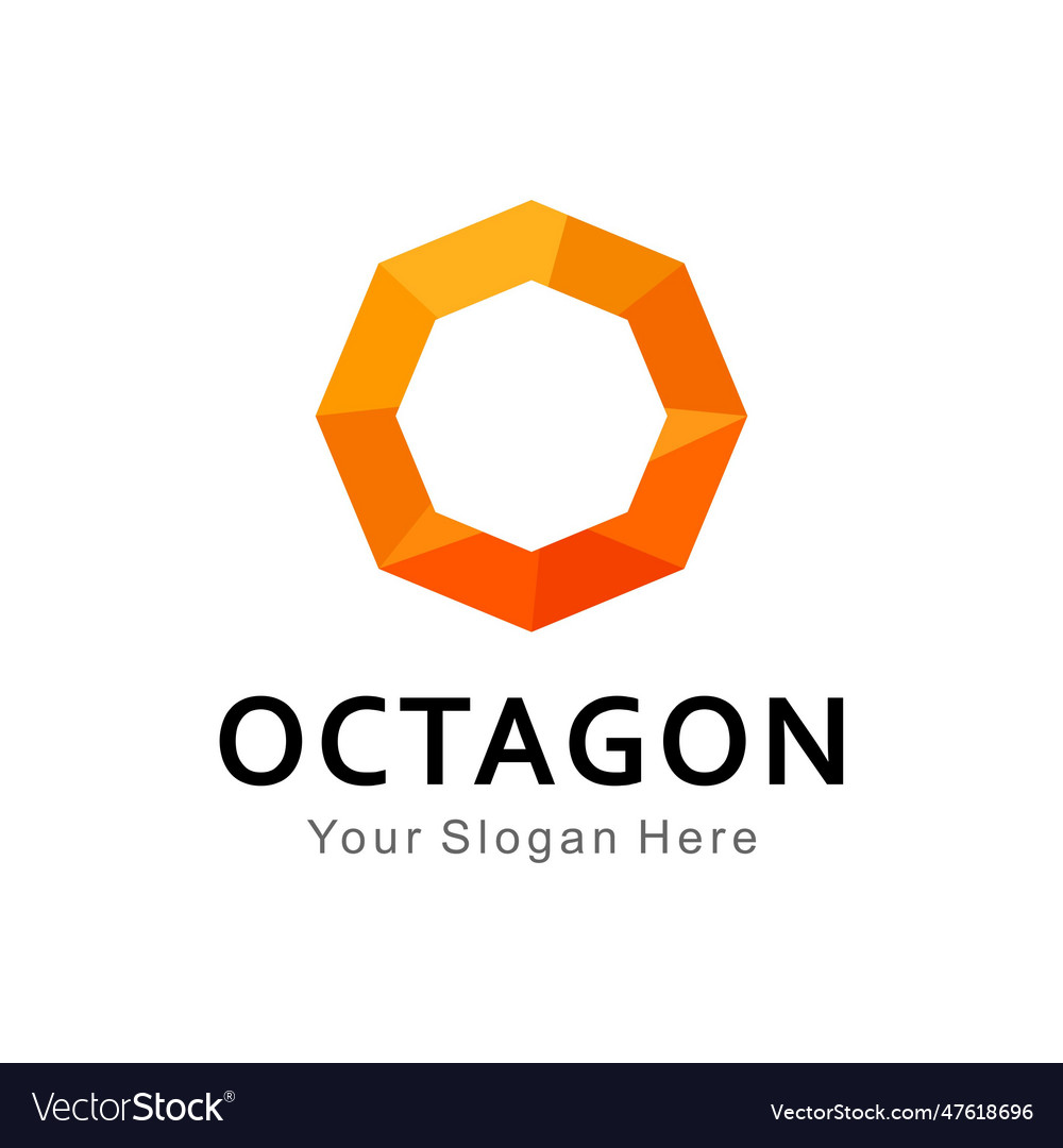 Abstract octagon logo