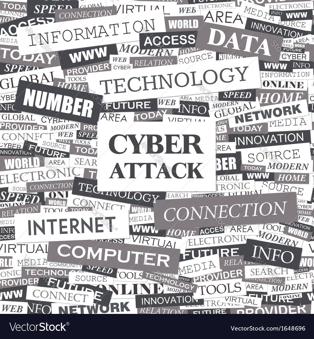 Cyber attack Royalty Free Vector Image - VectorStock