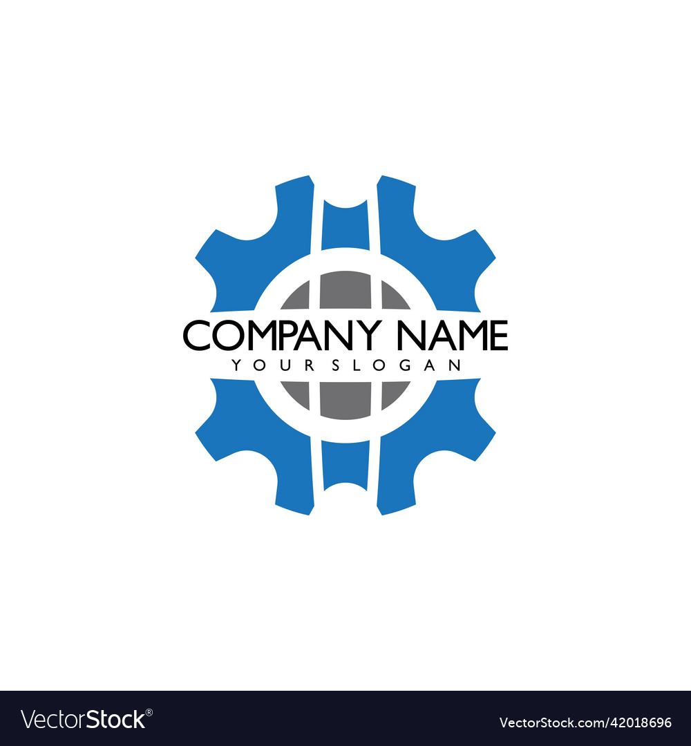 Gear logo template Royalty Free Vector Image - VectorStock