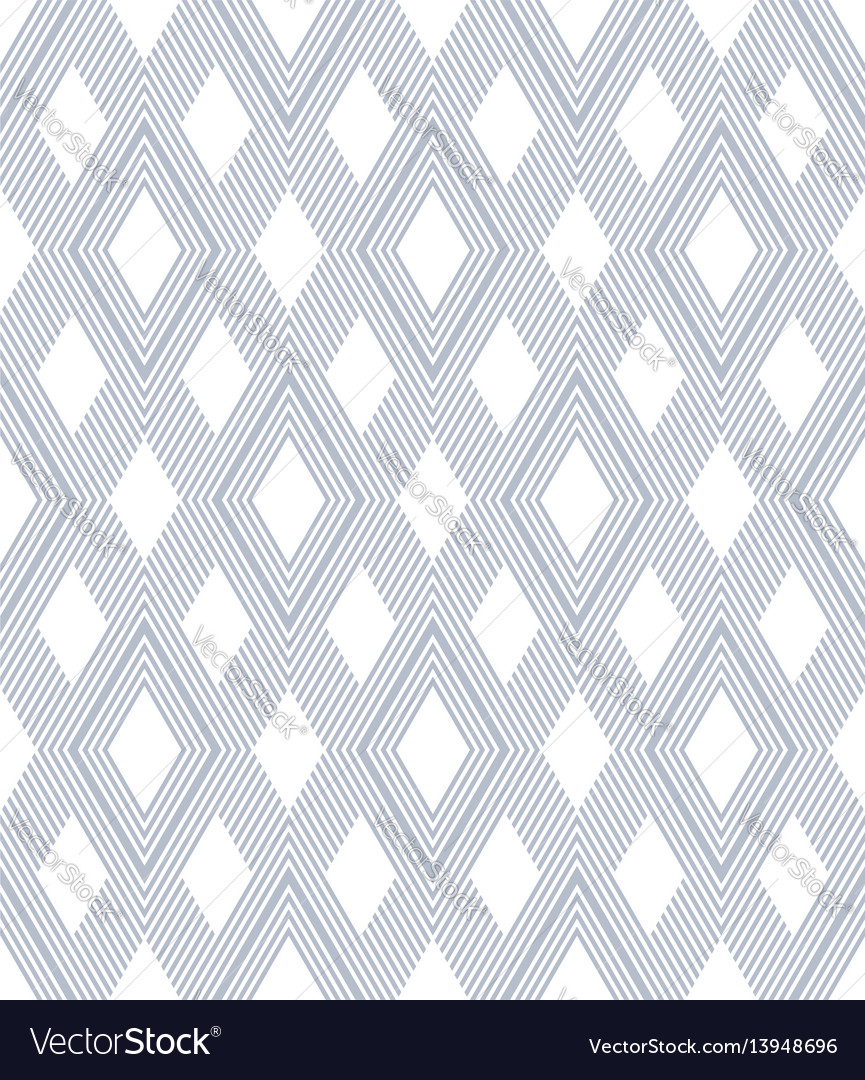 Geometric Diamond Pattern