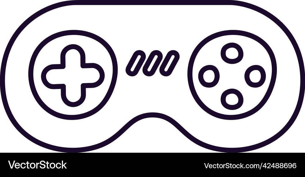Video game controller Royalty Free Vector Image