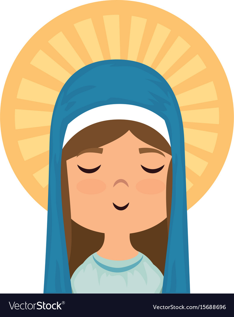 Virgin mary icon