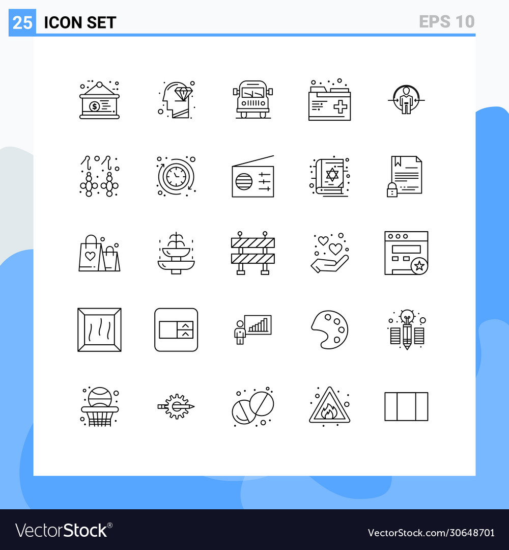 25 universal lines set for web and mobile