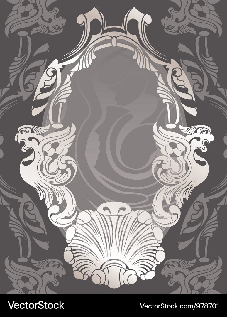 Ornate frame Royalty Free Vector Image - VectorStock