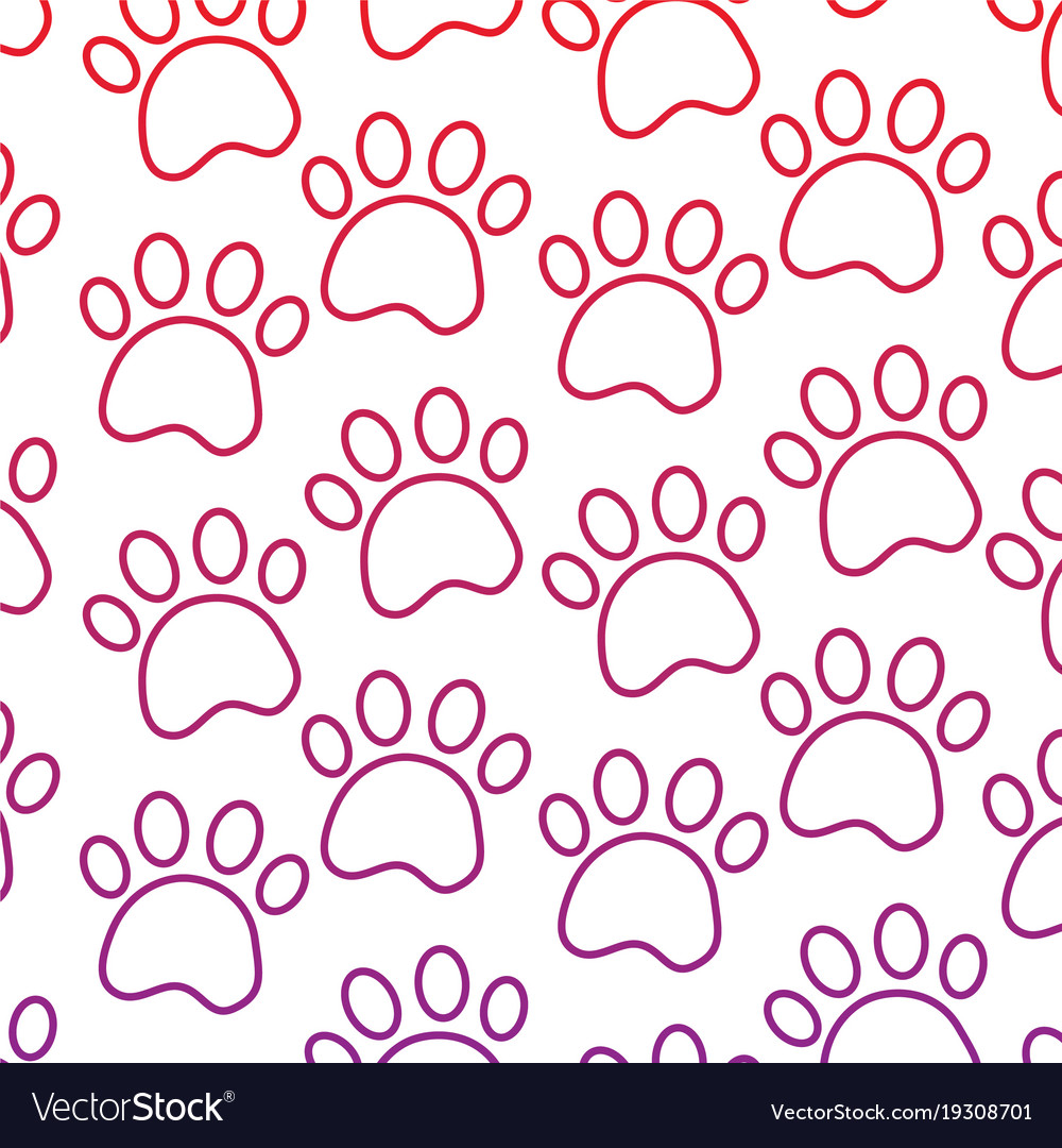 Paws pet pattern image bird tropical icon imag