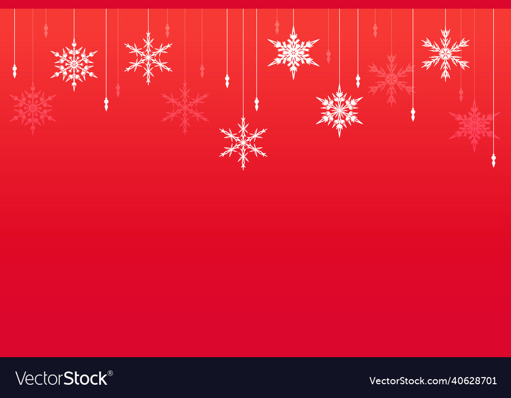 Premium abstract red christmas background Vector Image