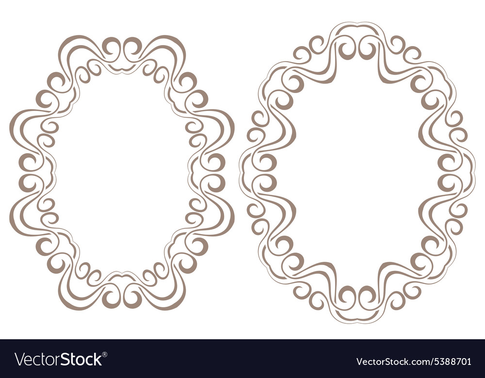Set openwork frame