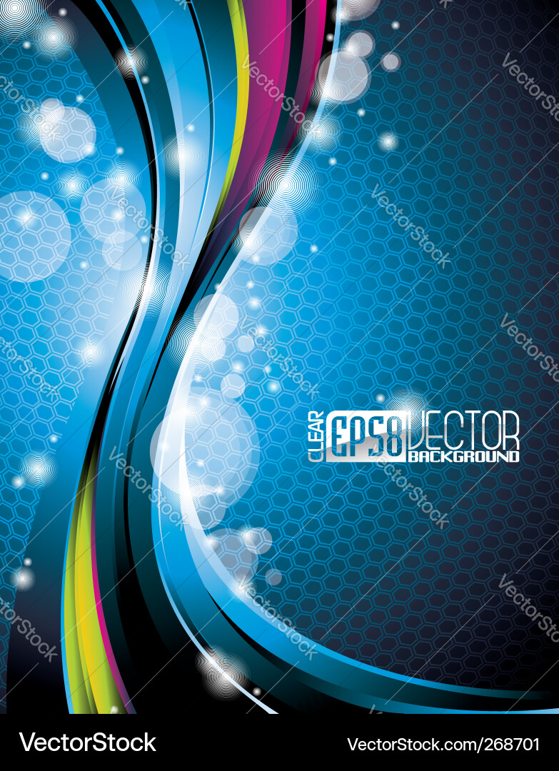 Wave background Royalty Free Vector Image - VectorStock