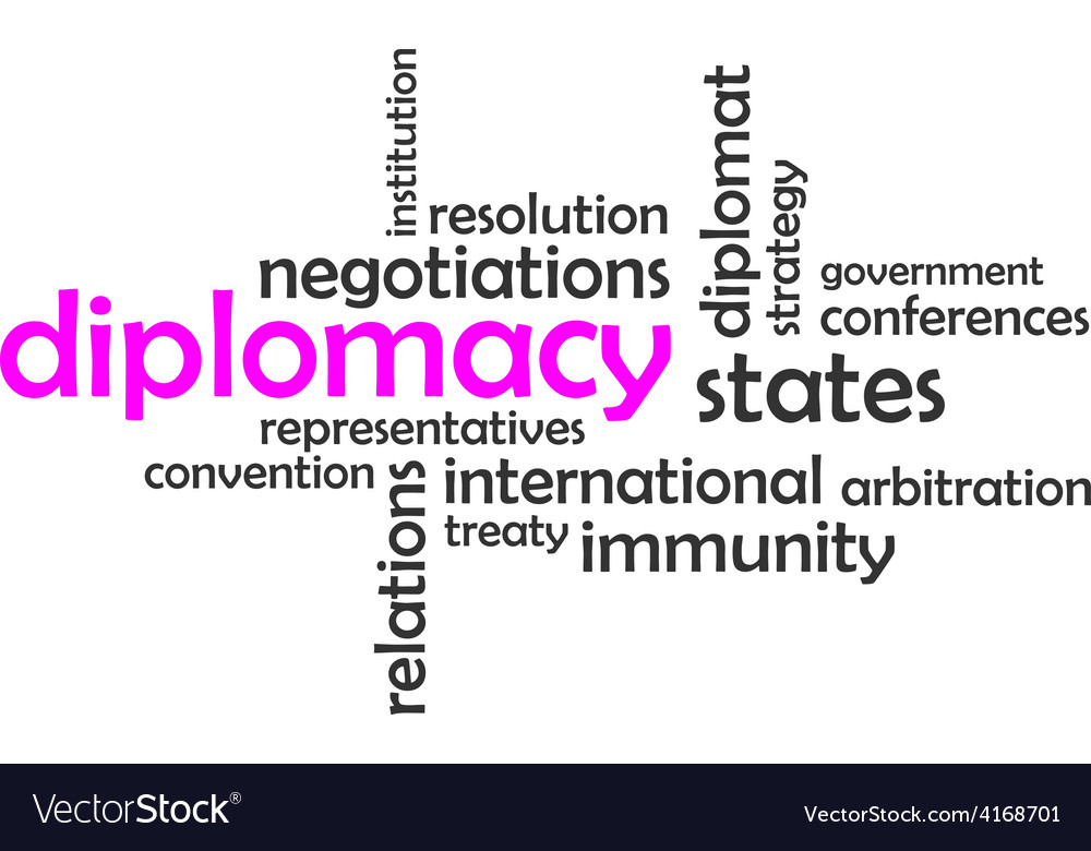 Word cloud diplomacy