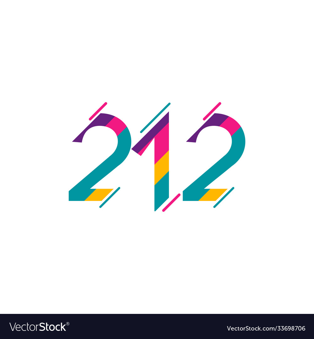 212 years anniversary celebration template design