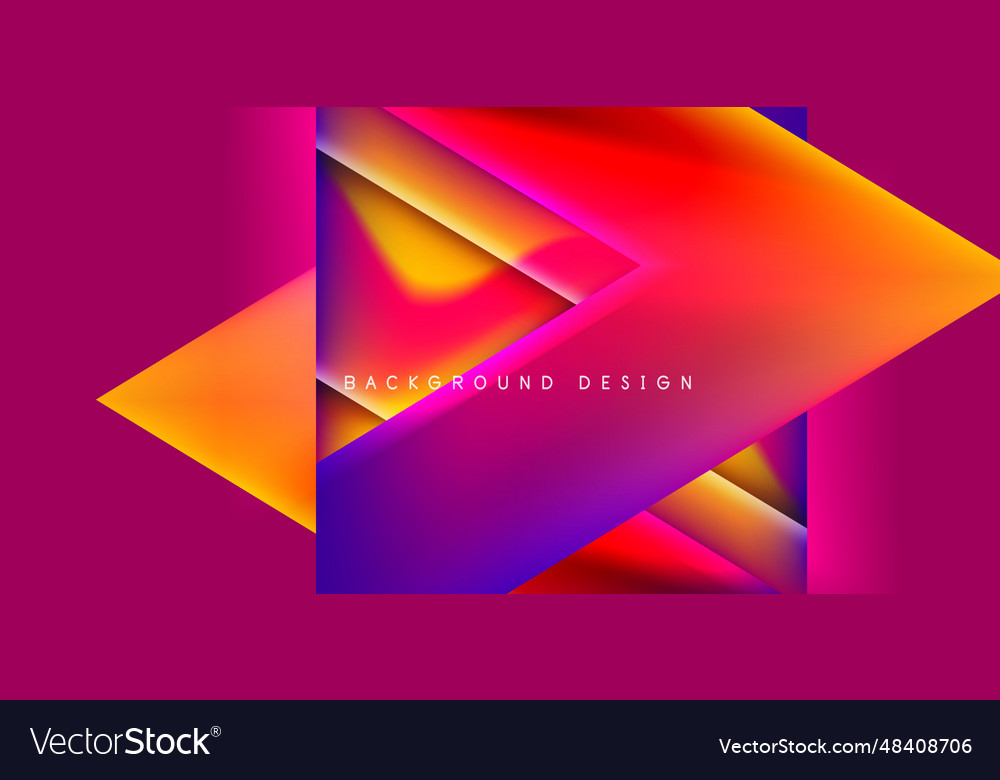 Abstract background with overlapping triangles