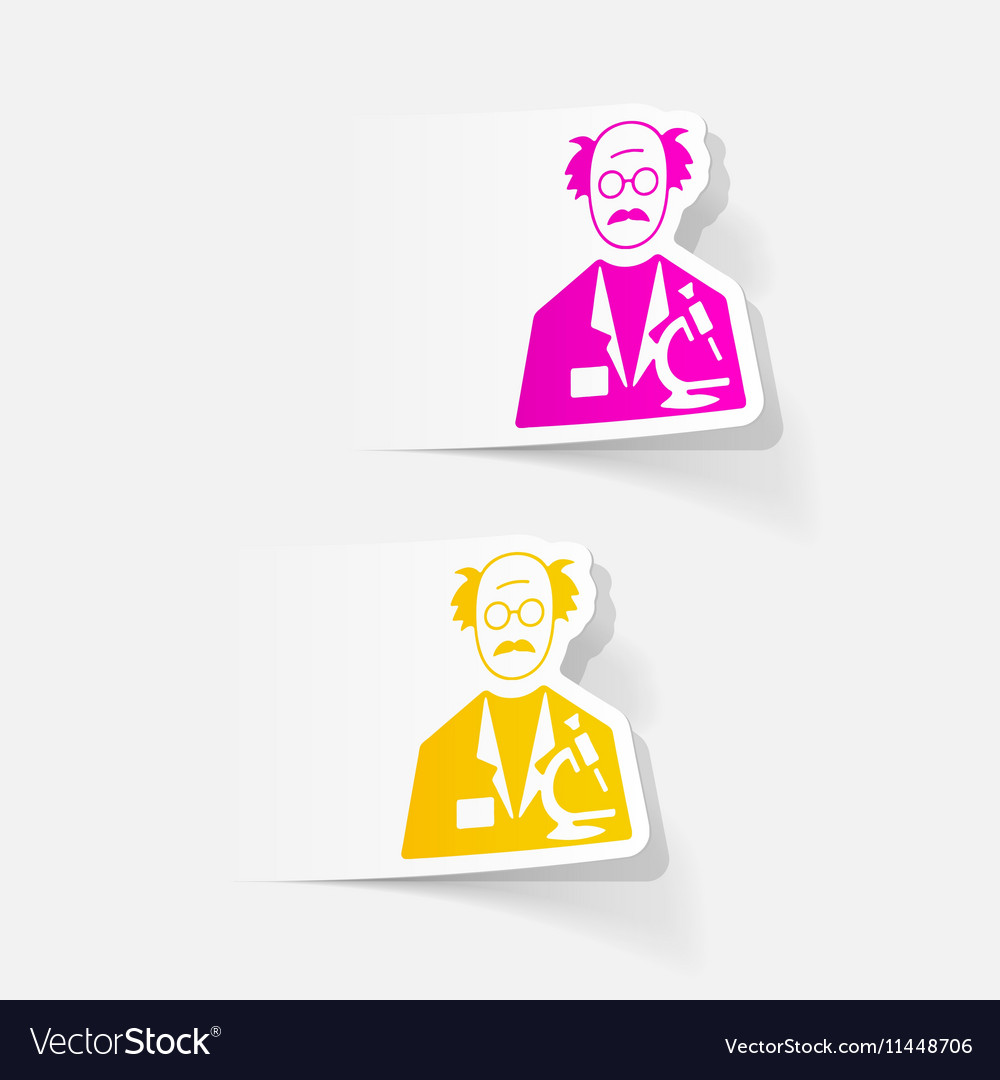 Realistic design element scientist