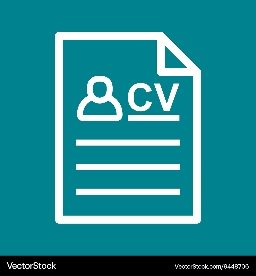 Resume Royalty Free Vector Image - VectorStock
