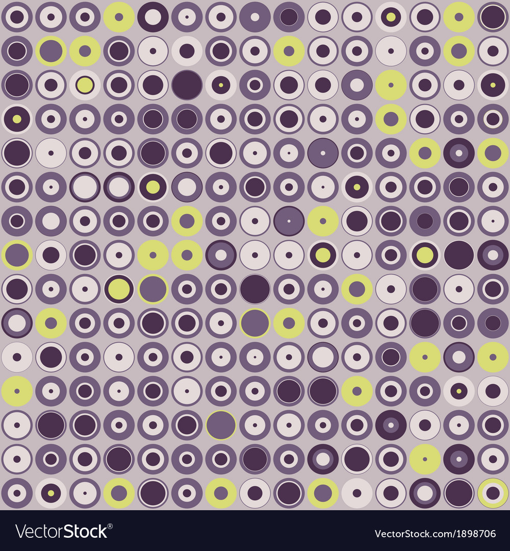 Seamless texture of circles and dots