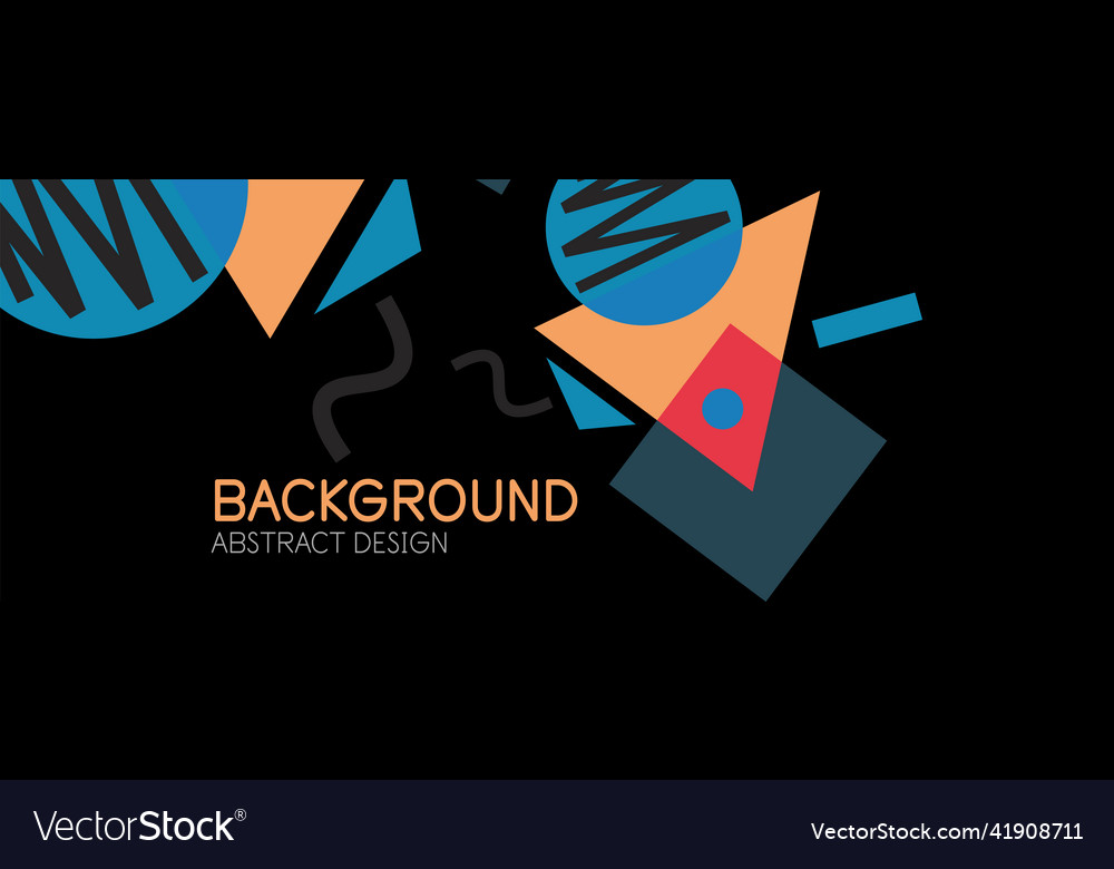 Abstract background blocks lines triangles