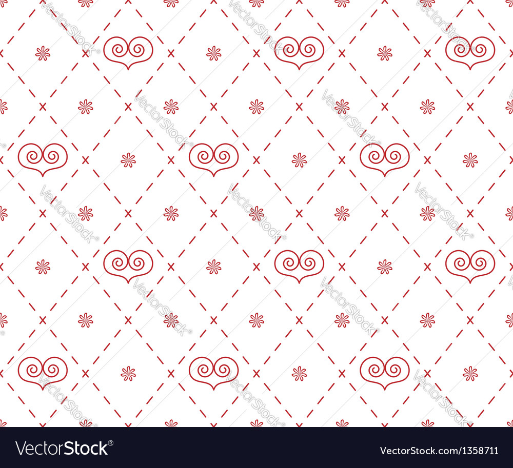 Abstract Heart Pattern