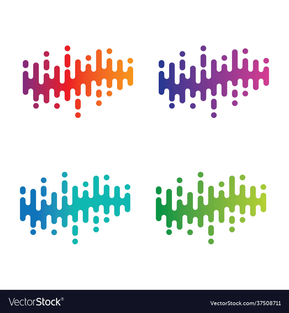 Abstract Sound Wave Patterns