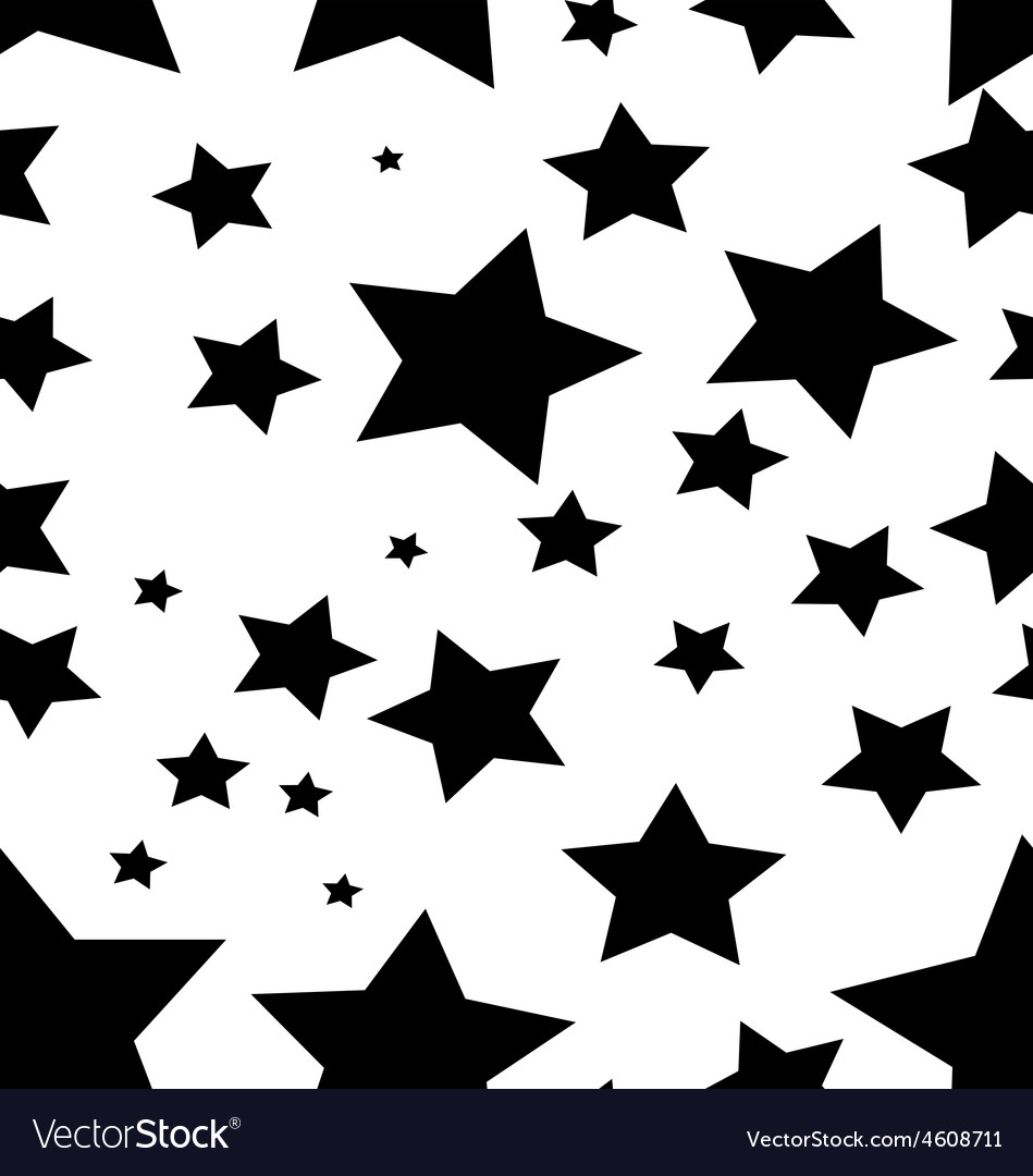 Black stars Royalty Free Vector Image - VectorStock